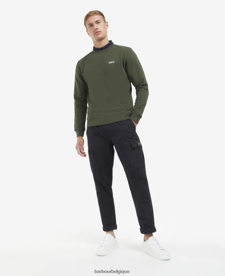 vêtements Barbour pull ras du cou roadster sable de cavalerie Hommes T2L6ZP1067