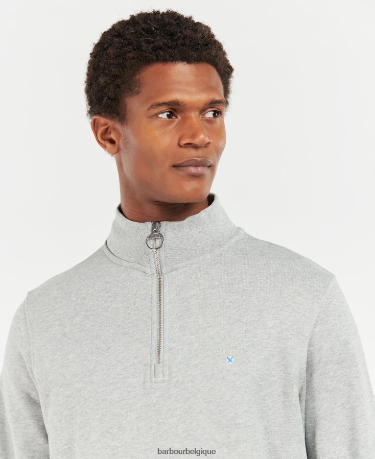 vêtements Barbour pull rothley demi zip marine Hommes T2L6ZP1009