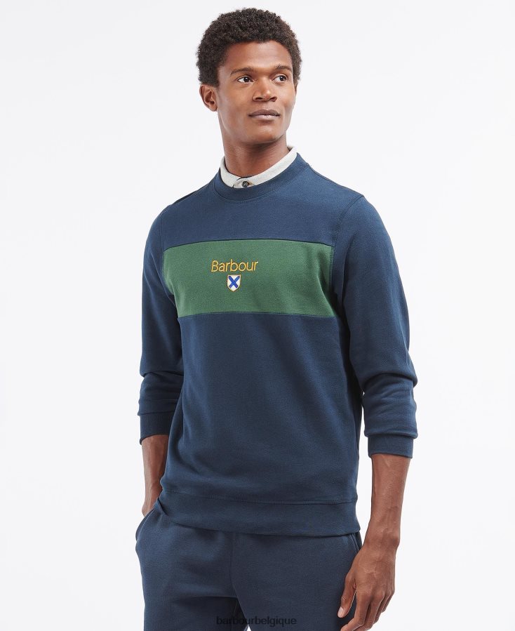 vêtements Barbour équipage du jury d'honneur marine Hommes T2L6ZP1046