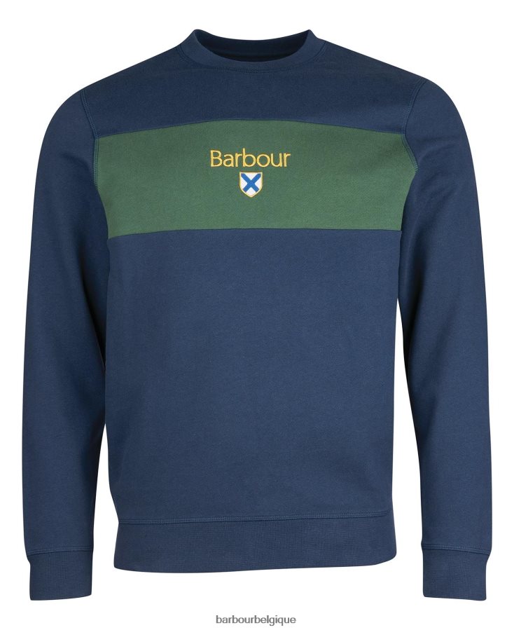 vêtements Barbour équipage du jury d\'honneur marine Hommes T2L6ZP1046