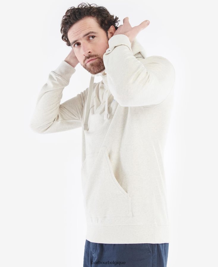 vêtements Barbour sweat à capuche hetton gris chiné Hommes T2L6ZP1022