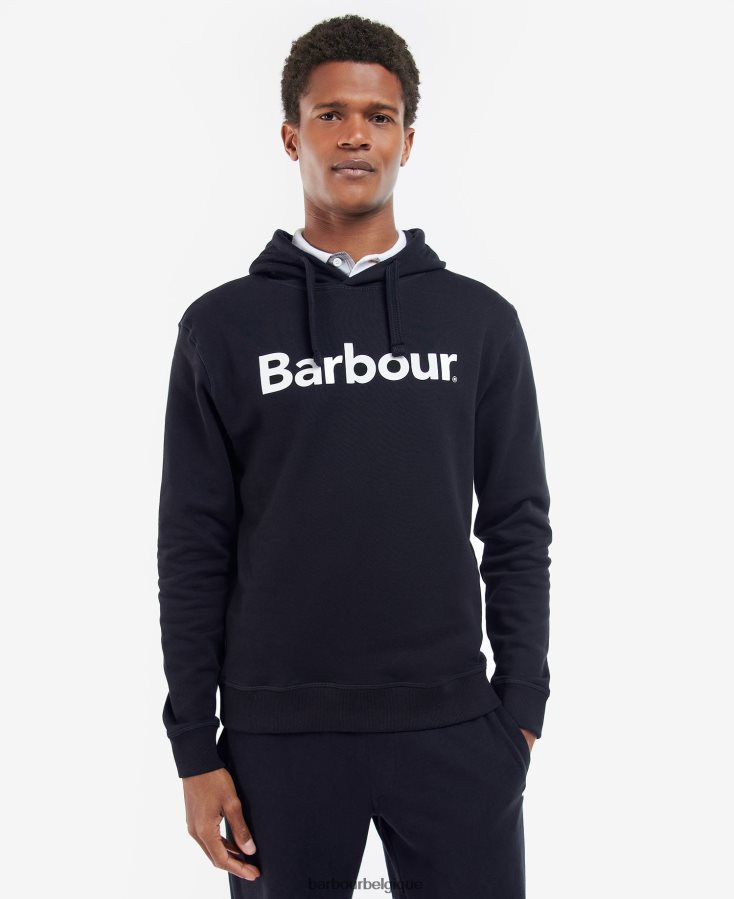 vêtements Barbour sweat à capuche à logo marine Hommes T2L6ZP986