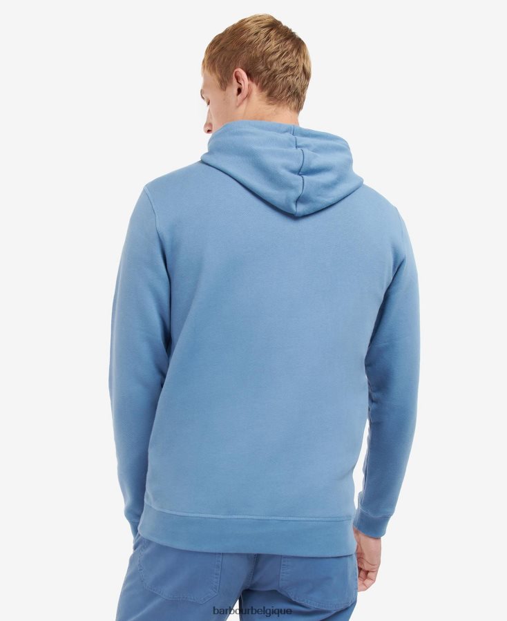 vêtements Barbour sweat à capuche à petit logo noir Hommes T2L6ZP1005