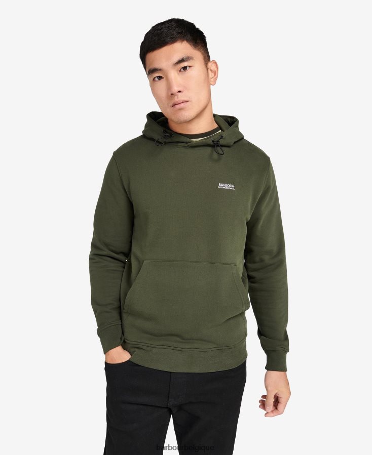 vêtements Barbour sweat à capuche roadster forêt Hommes T2L6ZP1013