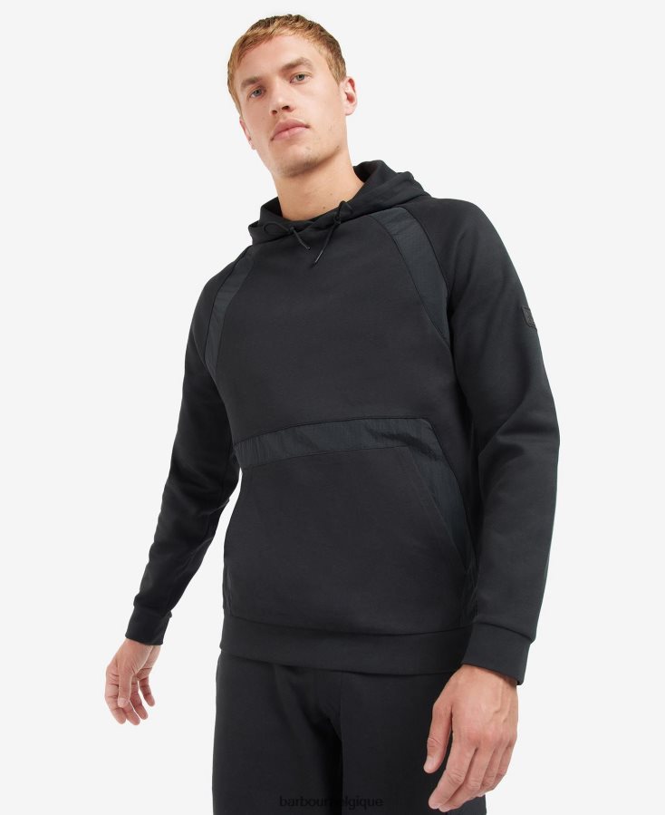 vêtements Barbour sweat à capuche vinnie noir classique Hommes T2L6ZP1043