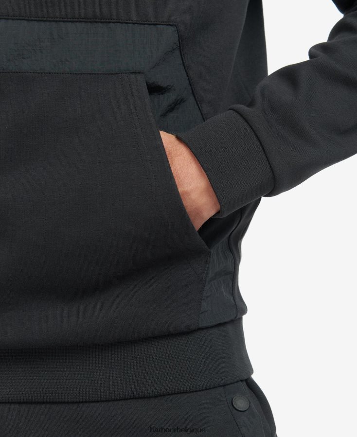 vêtements Barbour sweat à capuche vinnie noir classique Hommes T2L6ZP1043