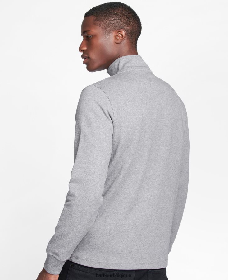 vêtements Barbour sweat demi zip transmission noir Hommes T2L6ZP995