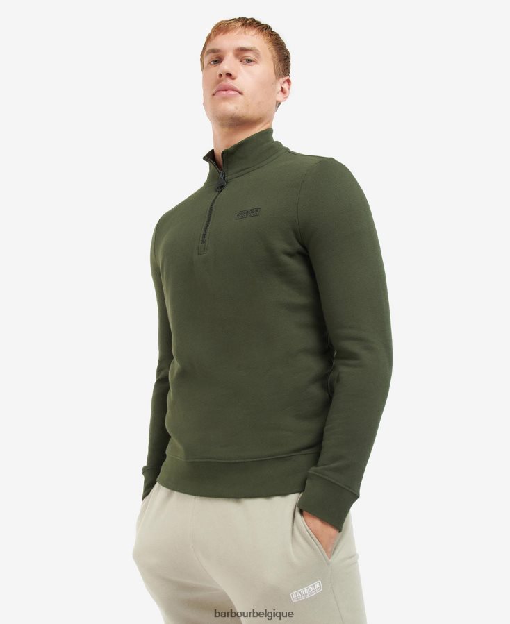 vêtements Barbour sweat essentiel à demi-zip loup des bois Hommes T2L6ZP984