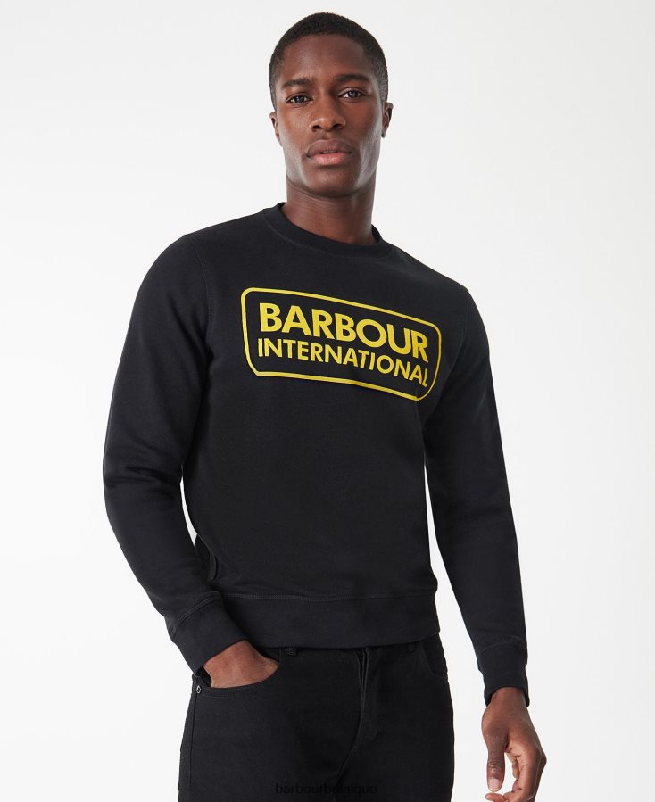 vêtements Barbour sweat international grand logo marne anthracite Hommes T2L6ZP1023