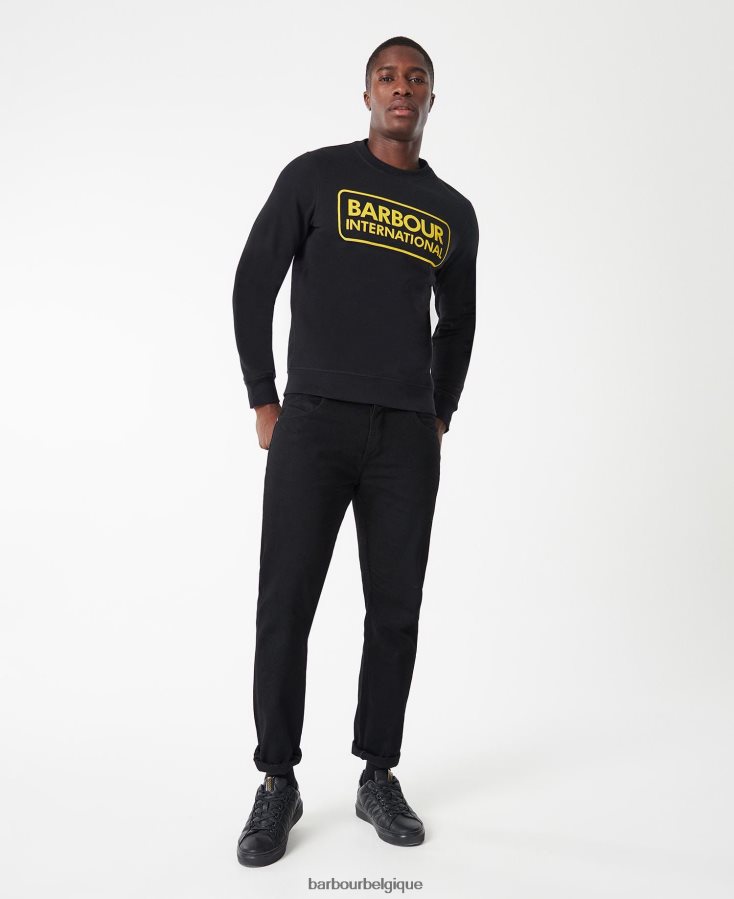 vêtements Barbour sweat international grand logo marne anthracite Hommes T2L6ZP1023