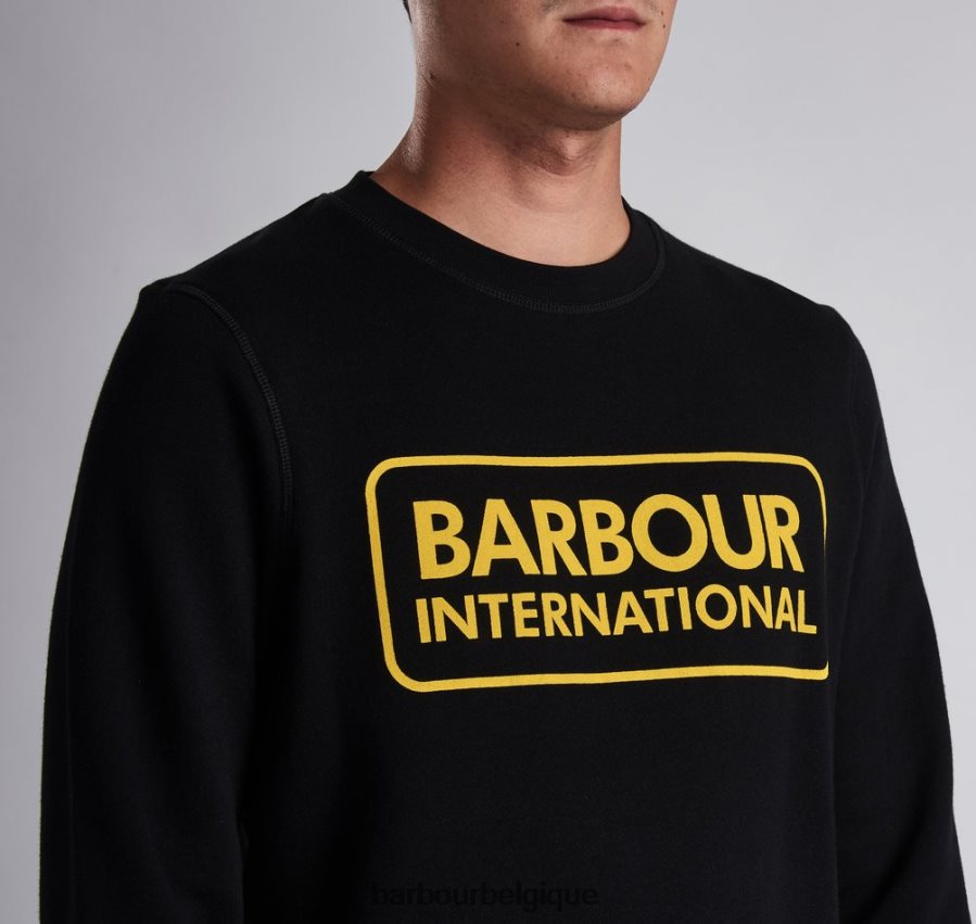 vêtements Barbour sweat international grand logo marne anthracite Hommes T2L6ZP1023