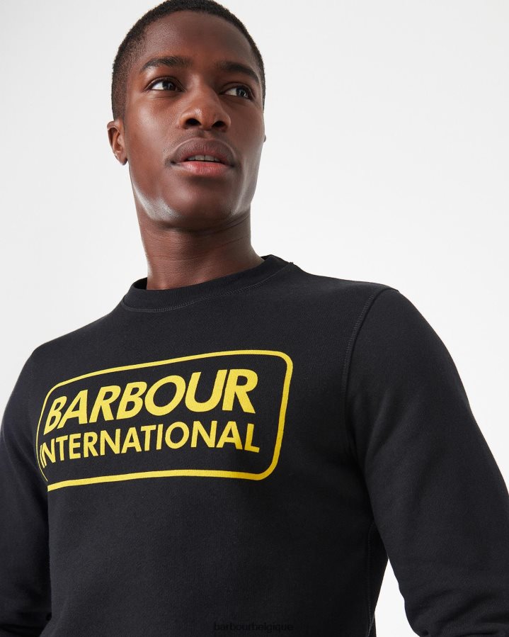 vêtements Barbour sweat international grand logo marne anthracite Hommes T2L6ZP1023