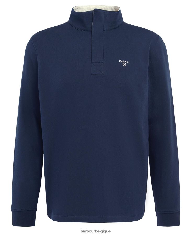 vêtements Barbour sweat kiphill à demi-zip olive brûlée Hommes T2L6ZP981