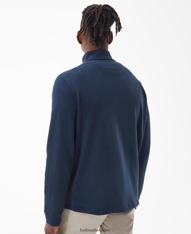 vêtements Barbour sweat kiphill à demi-zip olive brûlée Hommes T2L6ZP981