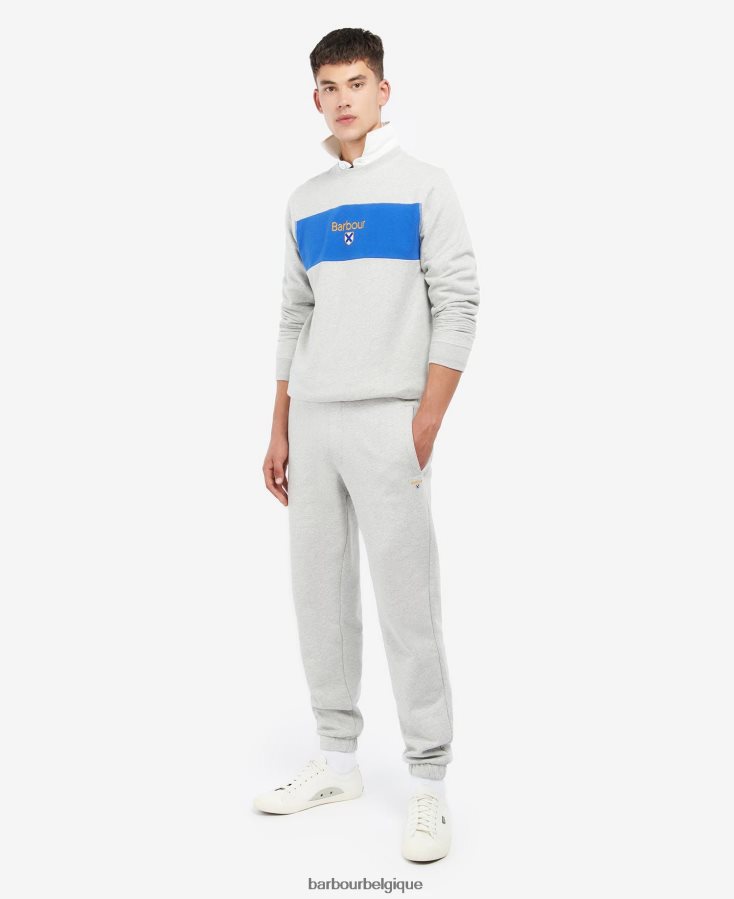 vêtements Barbour sweat ras du cou à panneau d\'honneur neutre Hommes T2L6ZP1049