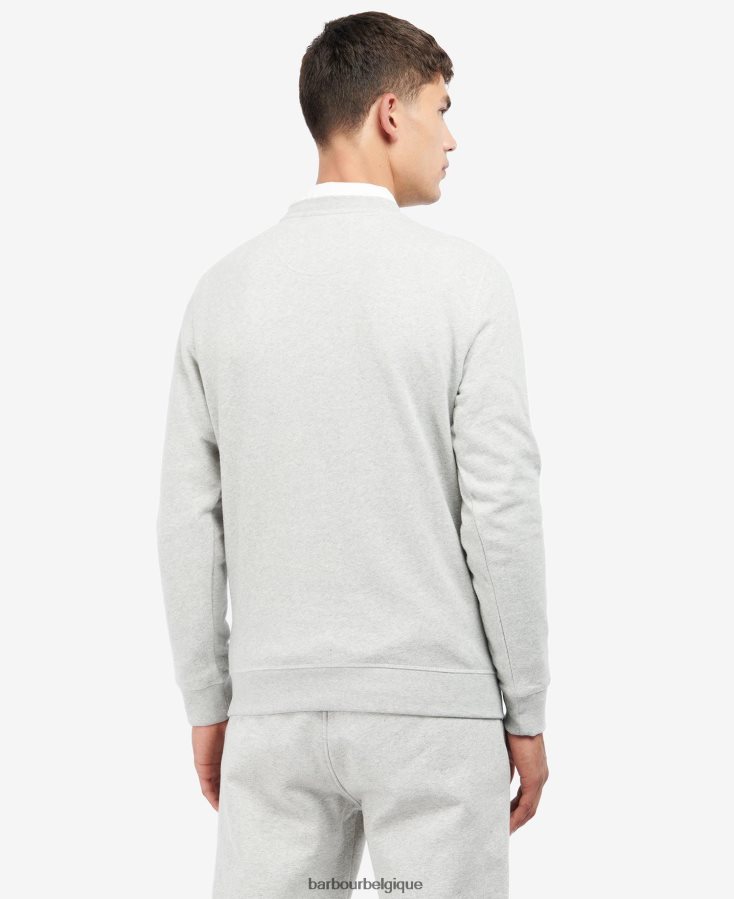 vêtements Barbour sweat ras du cou à panneau d\'honneur neutre Hommes T2L6ZP1049