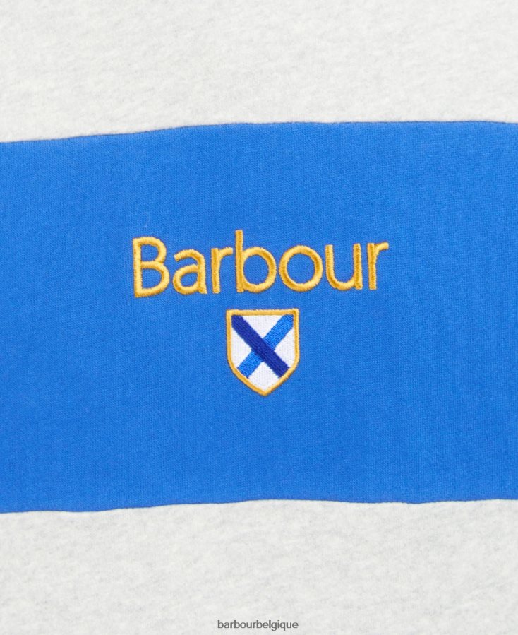 vêtements Barbour sweat ras du cou à panneau d\'honneur neutre Hommes T2L6ZP1049