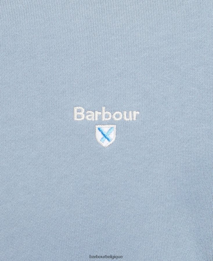 vêtements Barbour sweat ras du cou ridsdale vert agave Hommes T2L6ZP1056