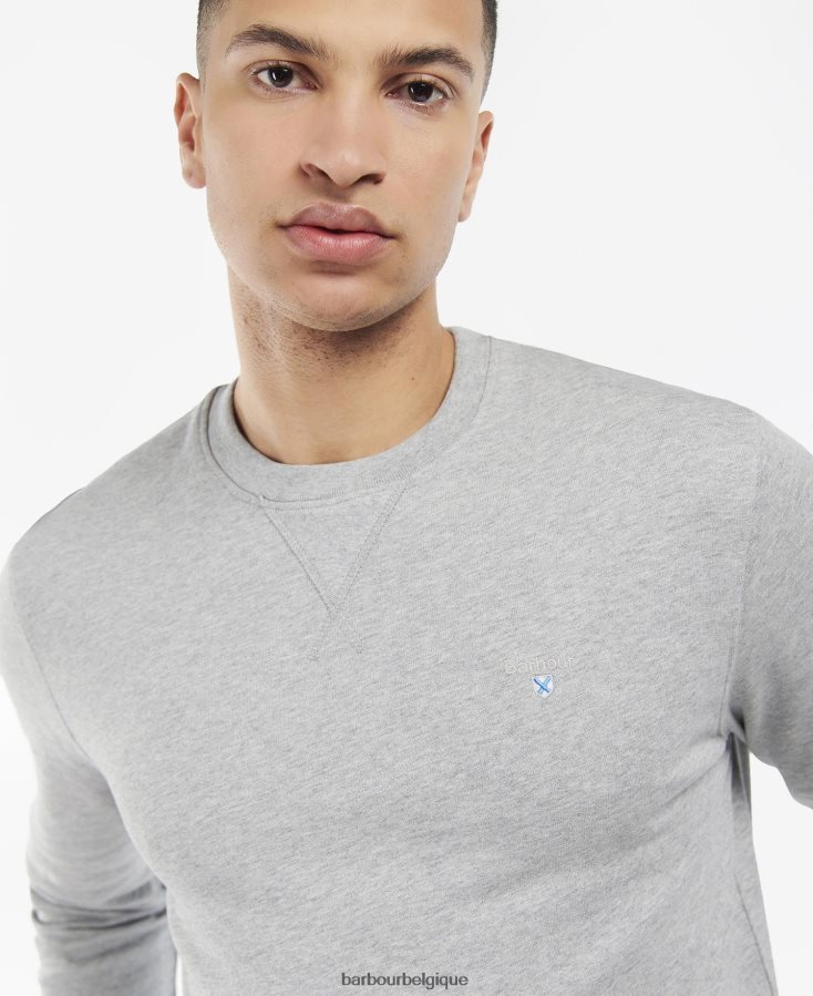 vêtements Barbour sweat ridsdale à col rond noir Hommes T2L6ZP1012