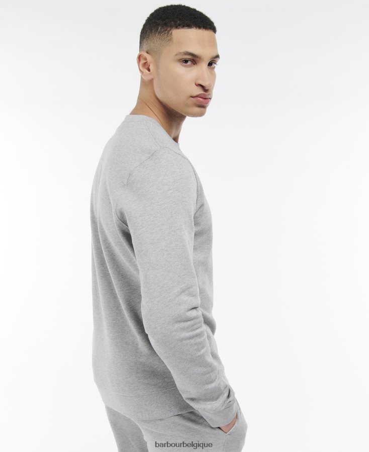 vêtements Barbour sweat ridsdale à col rond noir Hommes T2L6ZP1012