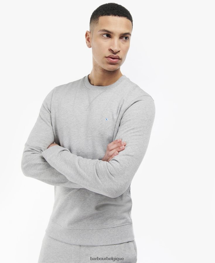 vêtements Barbour sweat ridsdale à col rond noir Hommes T2L6ZP1012