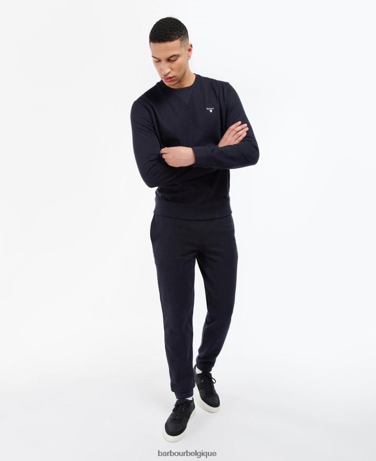 vêtements Barbour sweat ridsdale à col rond noir Hommes T2L6ZP987