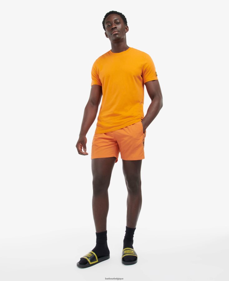 vêtements Barbour concevoir un t-shirt noir Hommes T2L6ZP880