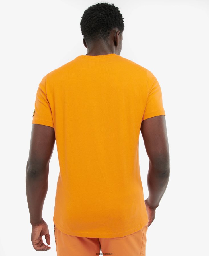 vêtements Barbour concevoir un t-shirt noir Hommes T2L6ZP880