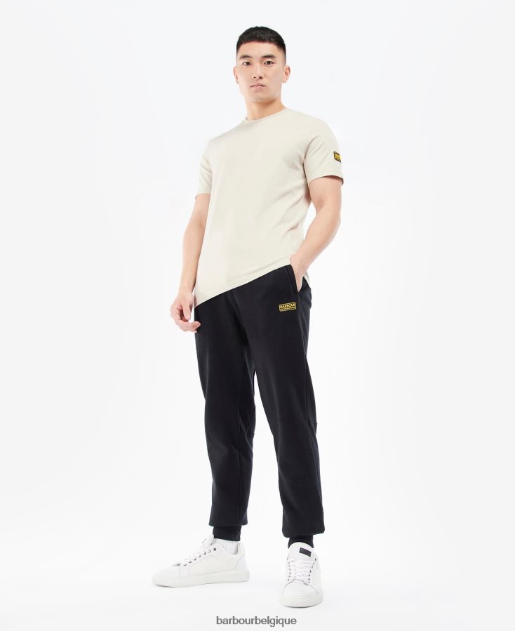 vêtements Barbour concevoir un t-shirt noir Hommes T2L6ZP965