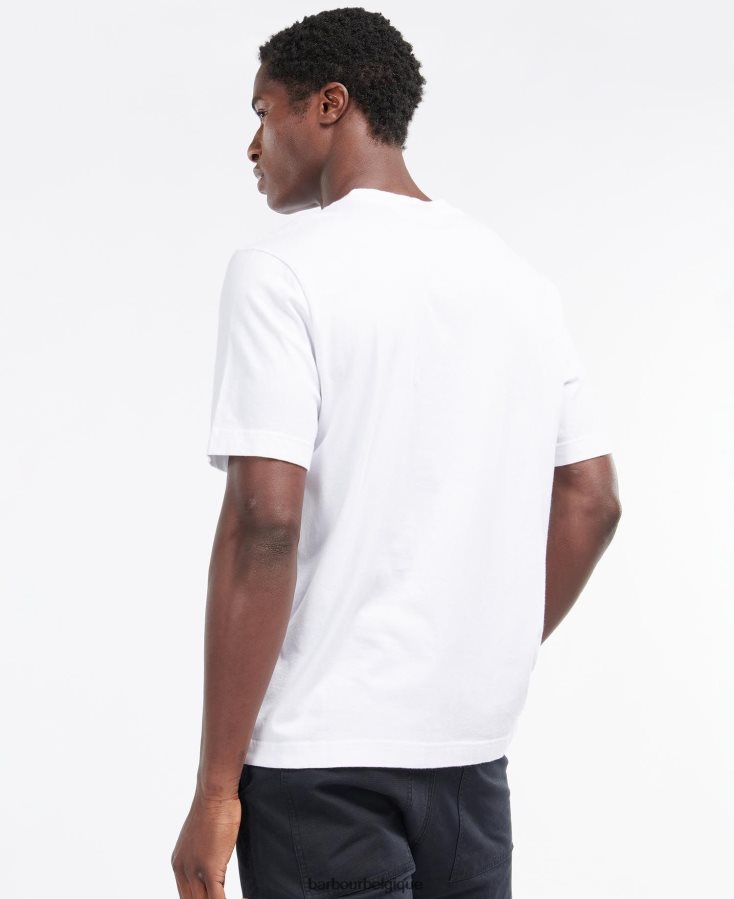 vêtements Barbour formule de t-shirt international ciel de nuit Hommes T2L6ZP877