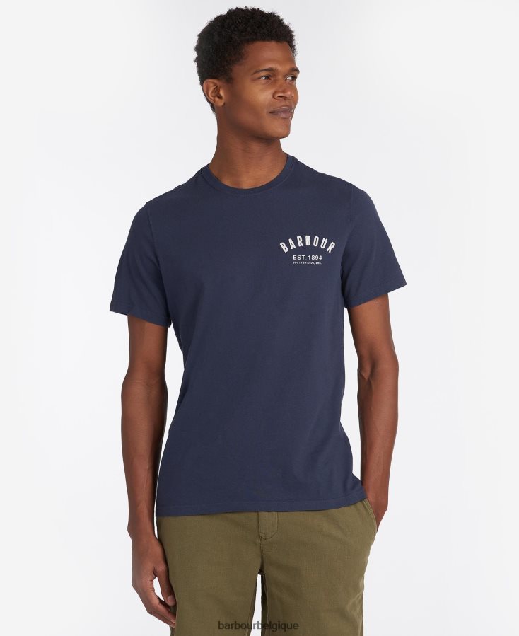 vêtements Barbour t-shirt BCBG maïs Hommes T2L6ZP769