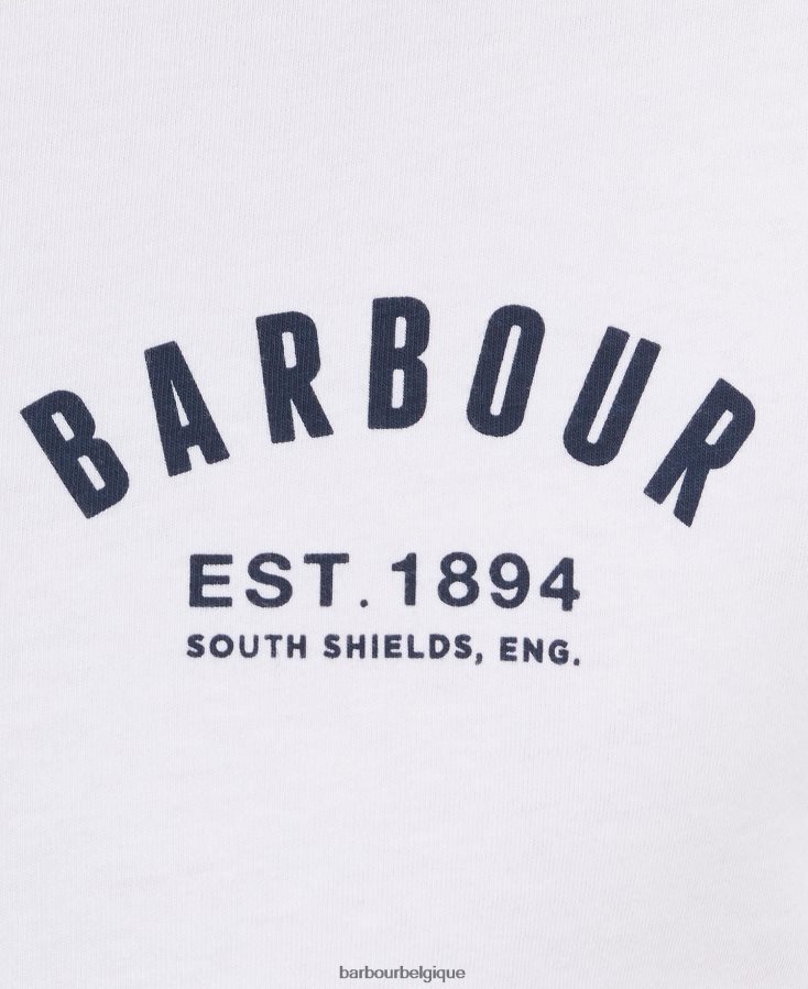 vêtements Barbour t-shirt BCBG menthe poussiéreuse Hommes T2L6ZP809
