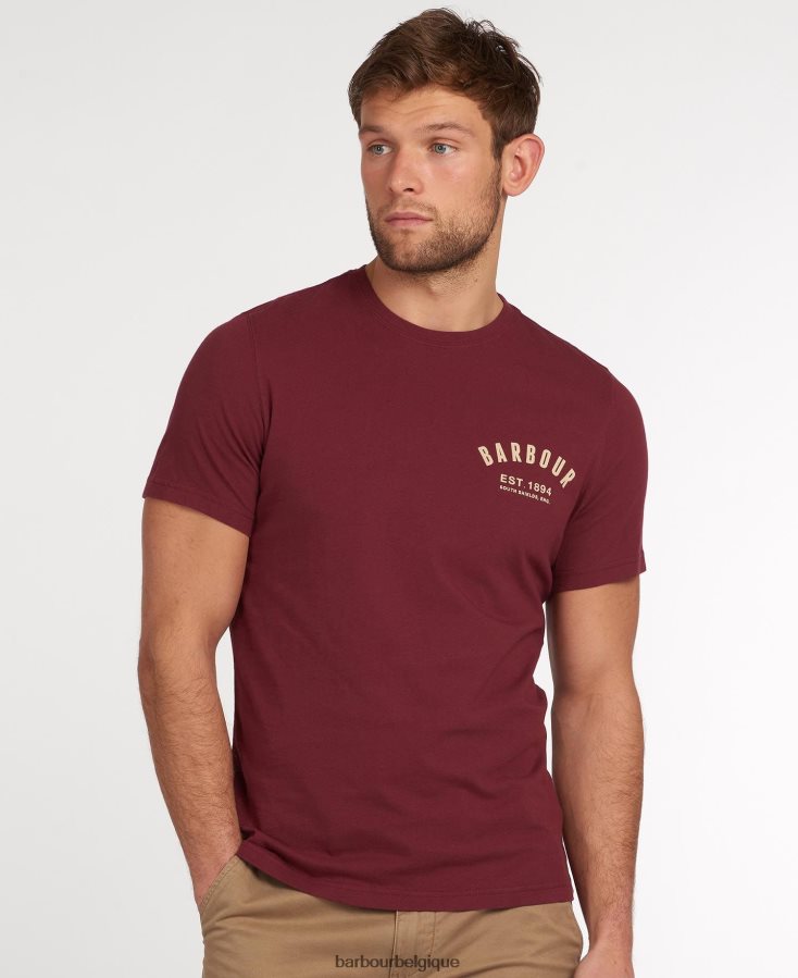 vêtements Barbour t-shirt BCBG nouvelle marine Hommes T2L6ZP767