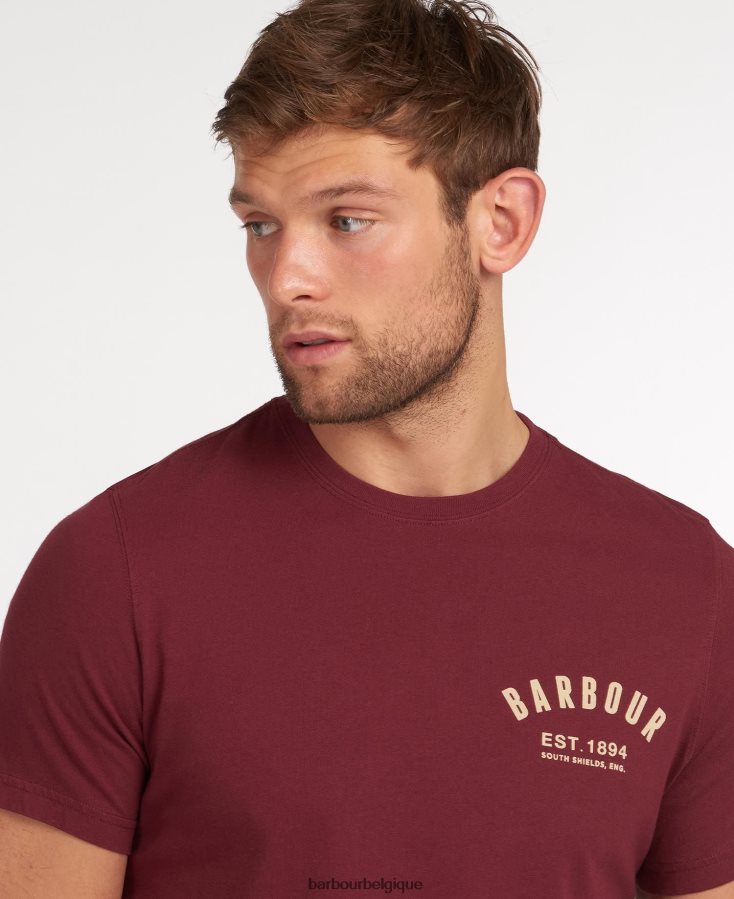 vêtements Barbour t-shirt BCBG nouvelle marine Hommes T2L6ZP767