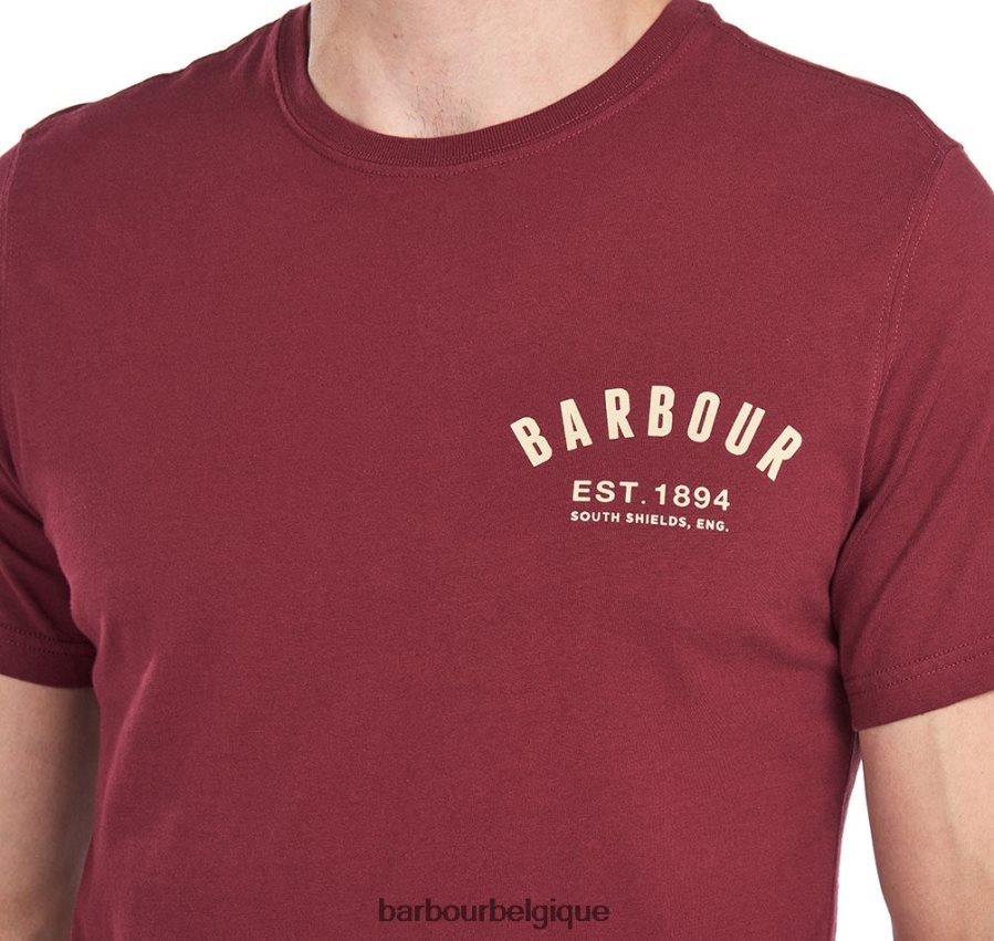 vêtements Barbour t-shirt BCBG nouvelle marine Hommes T2L6ZP767