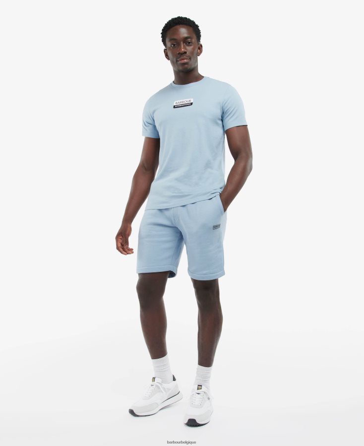 vêtements Barbour t-shirt Bennett poudre bleue Hommes T2L6ZP907