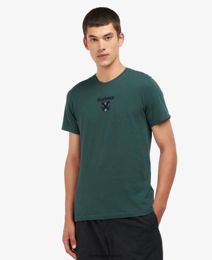 vêtements Barbour t-shirt allensford pignons verts Hommes T2L6ZP888
