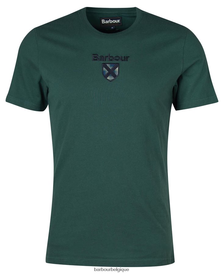 vêtements Barbour t-shirt allensford pignons verts Hommes T2L6ZP888