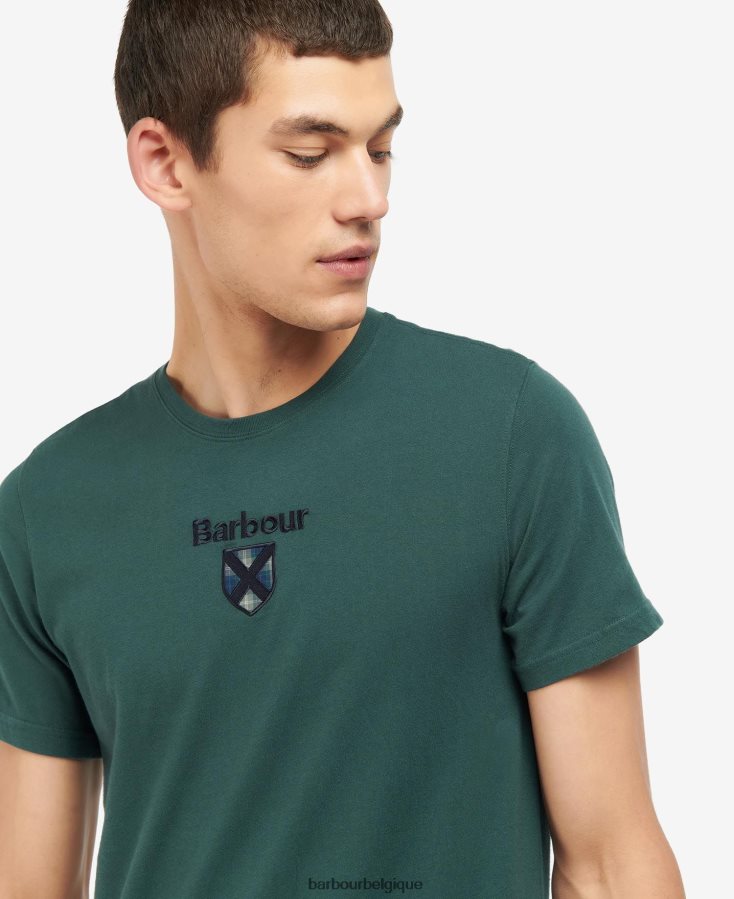 vêtements Barbour t-shirt allensford pignons verts Hommes T2L6ZP888