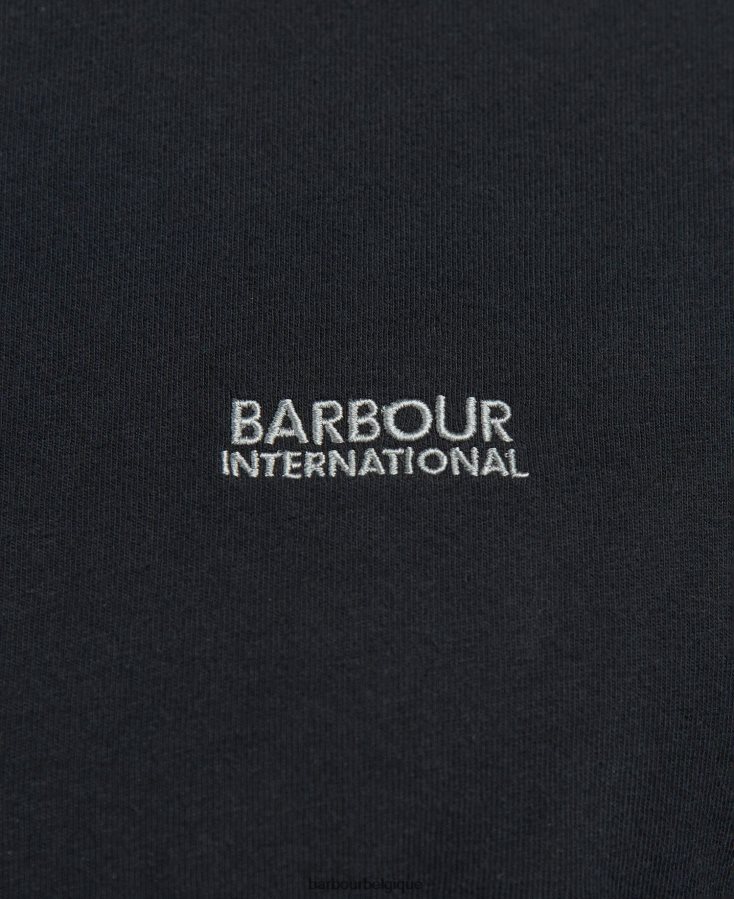 vêtements Barbour t-shirt arche noir classique Hommes T2L6ZP878