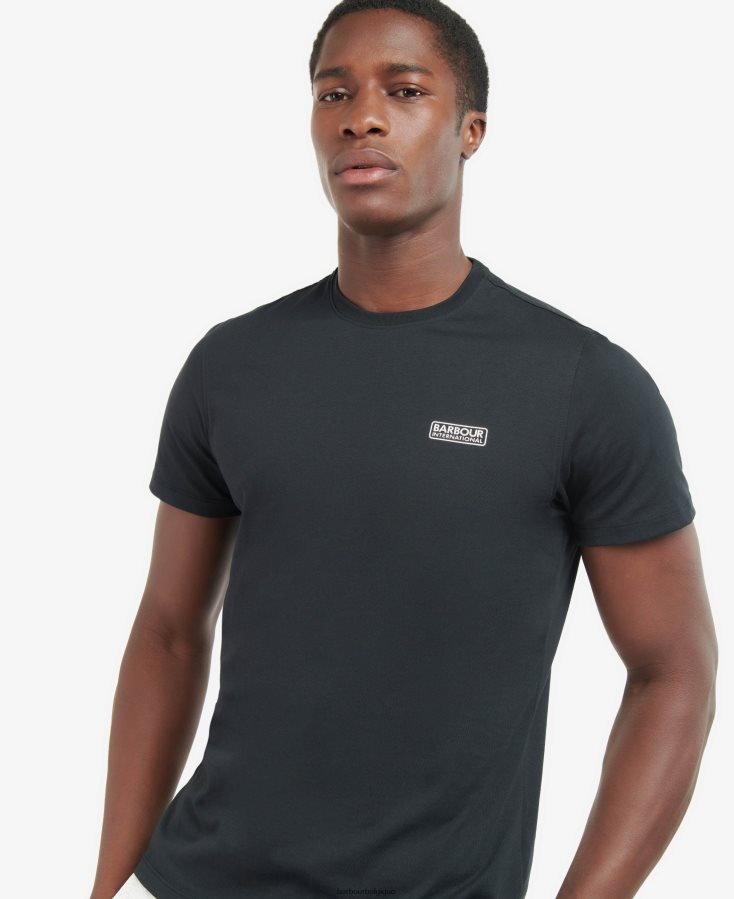 vêtements Barbour t-shirt arthur noir classique Hommes T2L6ZP830