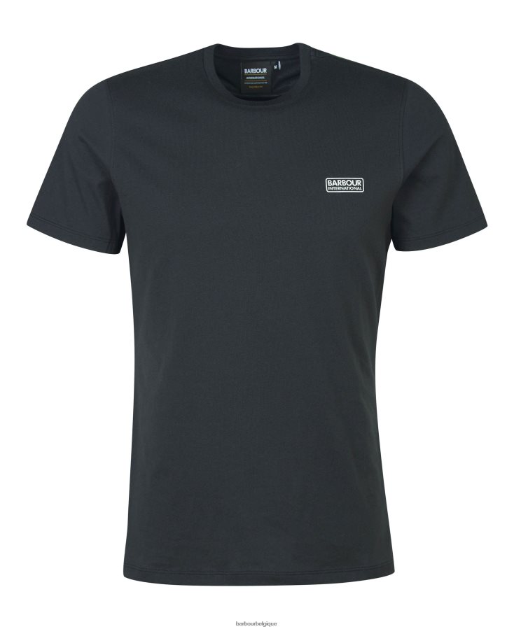 vêtements Barbour t-shirt arthur noir classique Hommes T2L6ZP830