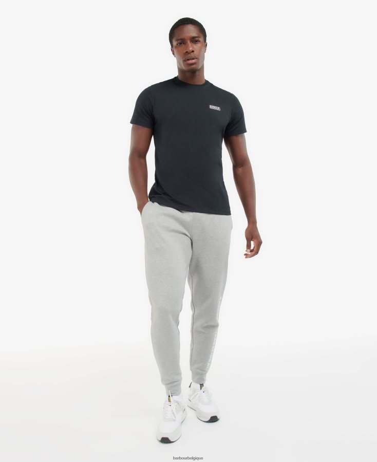 vêtements Barbour t-shirt arthur noir classique Hommes T2L6ZP830