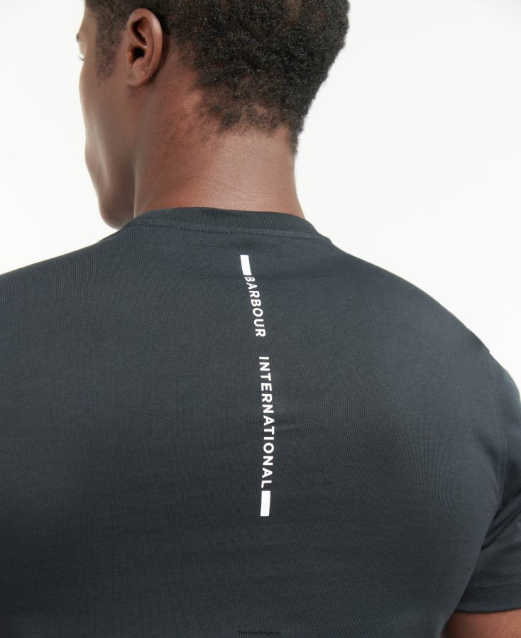 vêtements Barbour t-shirt arthur noir classique Hommes T2L6ZP830