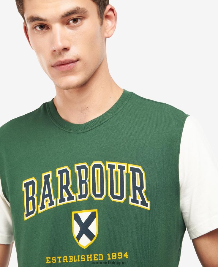 vêtements Barbour t-shirt bodleian sycomore Hommes T2L6ZP946