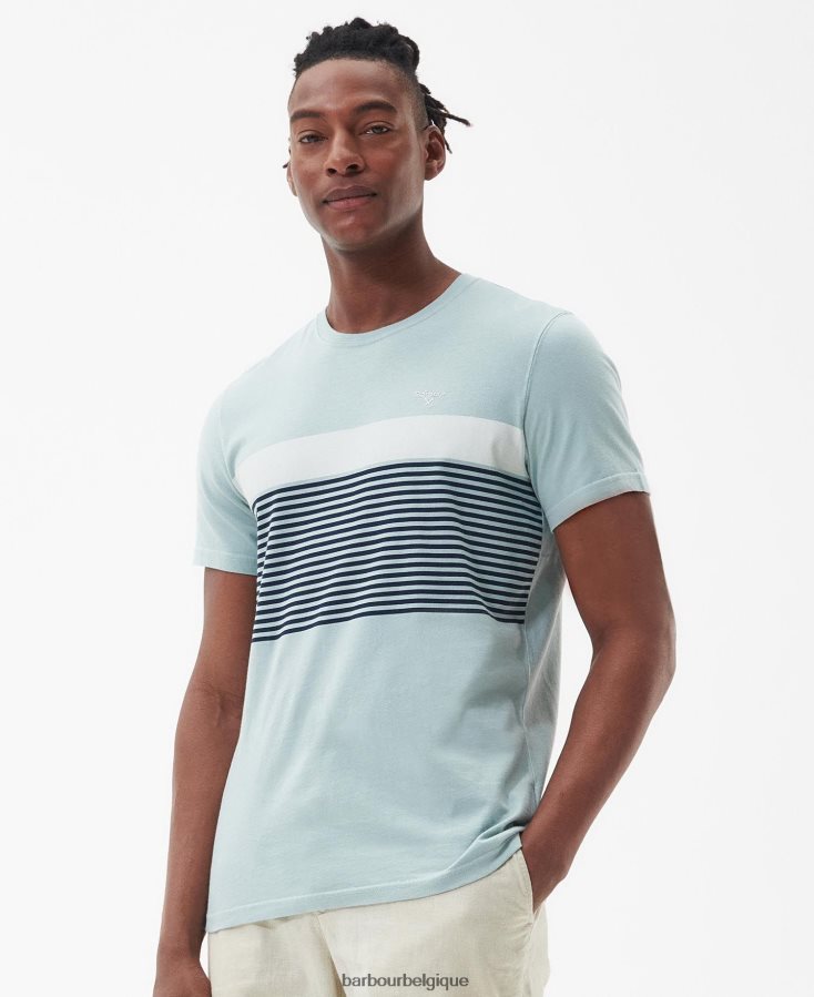 vêtements Barbour t-shirt braeside olive brûlée Hommes T2L6ZP759