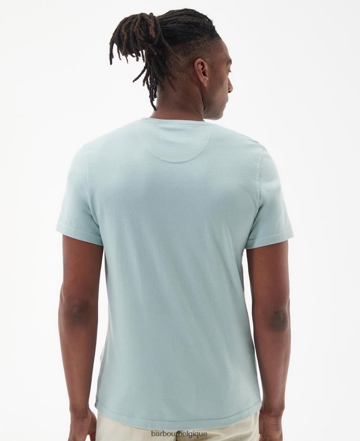 vêtements Barbour t-shirt braeside olive brûlée Hommes T2L6ZP759