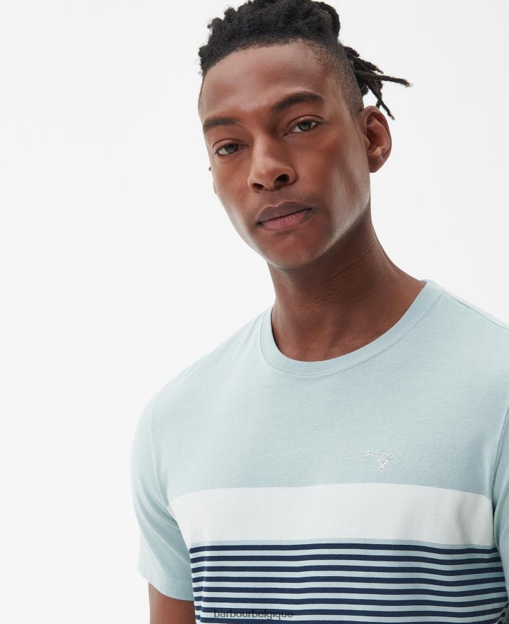 vêtements Barbour t-shirt braeside olive brûlée Hommes T2L6ZP759