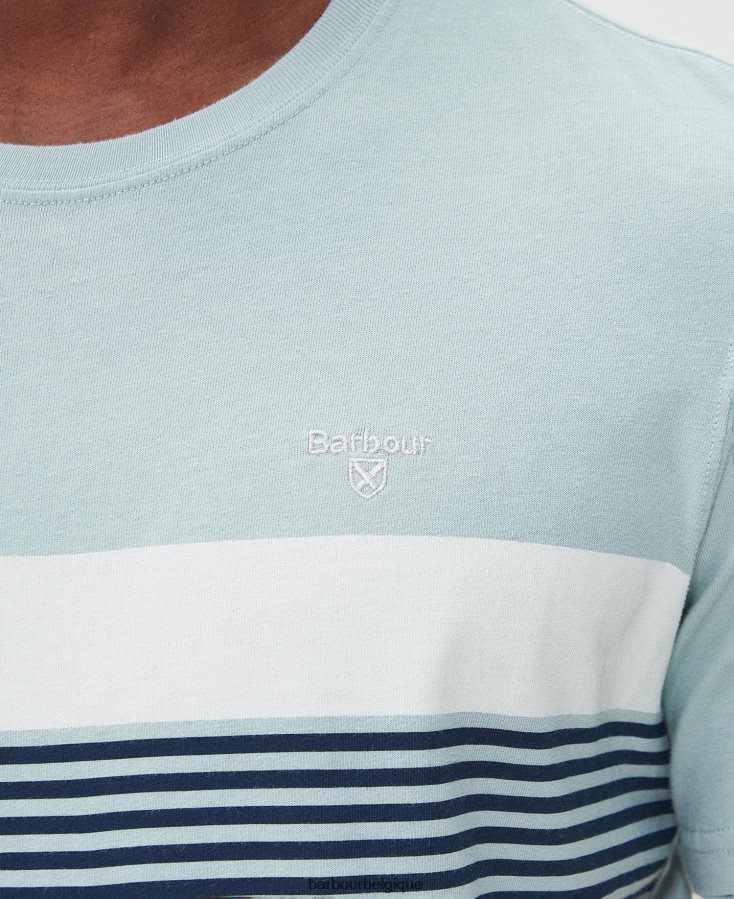 vêtements Barbour t-shirt braeside olive brûlée Hommes T2L6ZP759