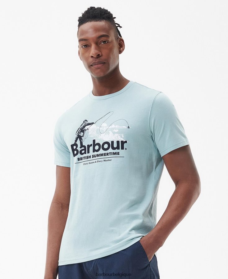 vêtements Barbour t-shirt coulé orange fané Hommes T2L6ZP789